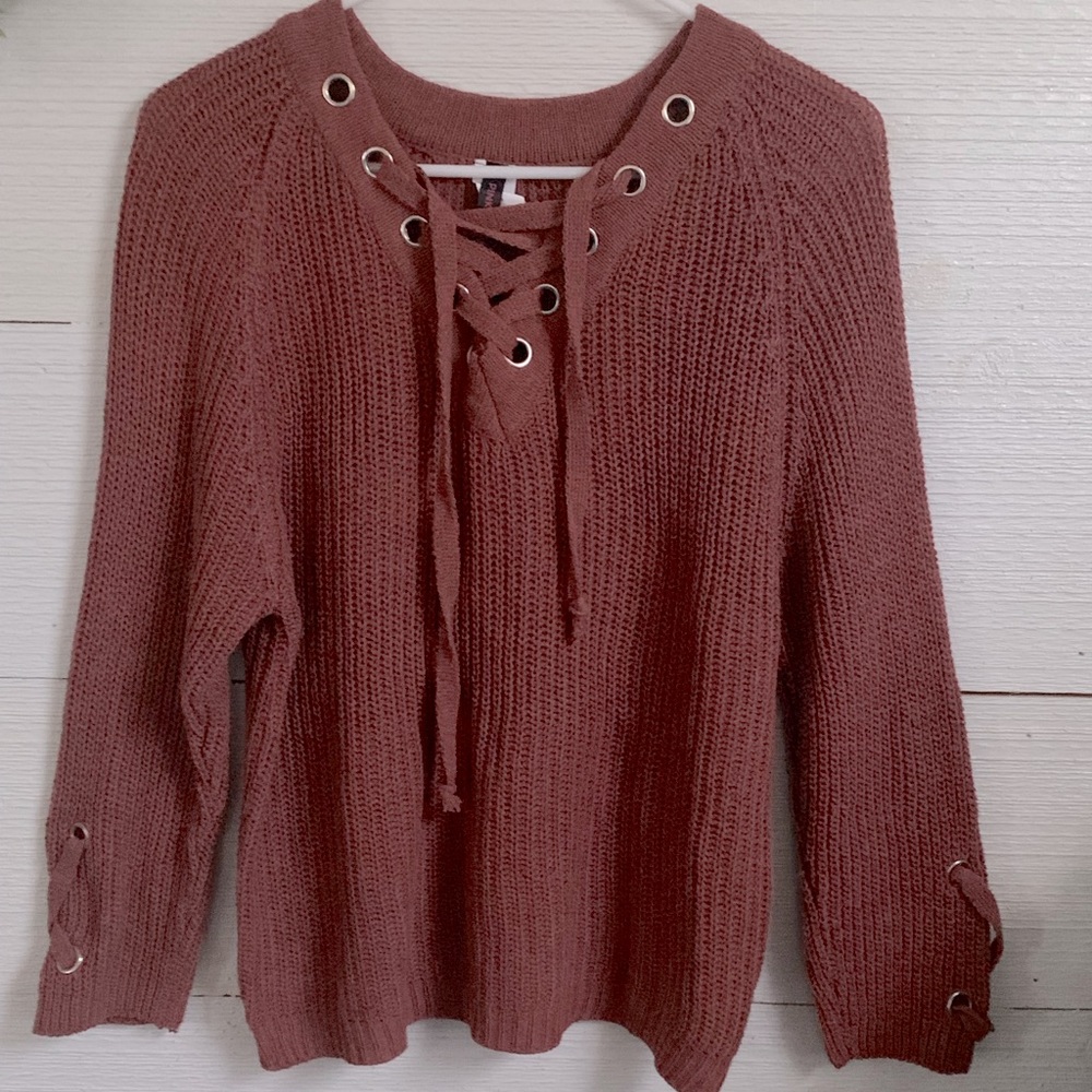 Pinklicious Sweater.  Size S.  Color-Rust